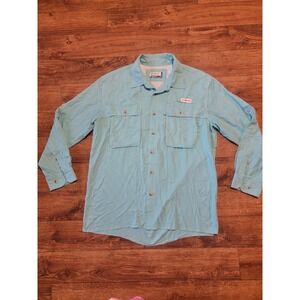 Magellan Outdoors Magwick Button Down Mens Fishing Shirt Size M Fish Gear